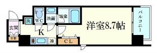 コンフォリア心斎橋ＥＡＳＴの物件間取画像